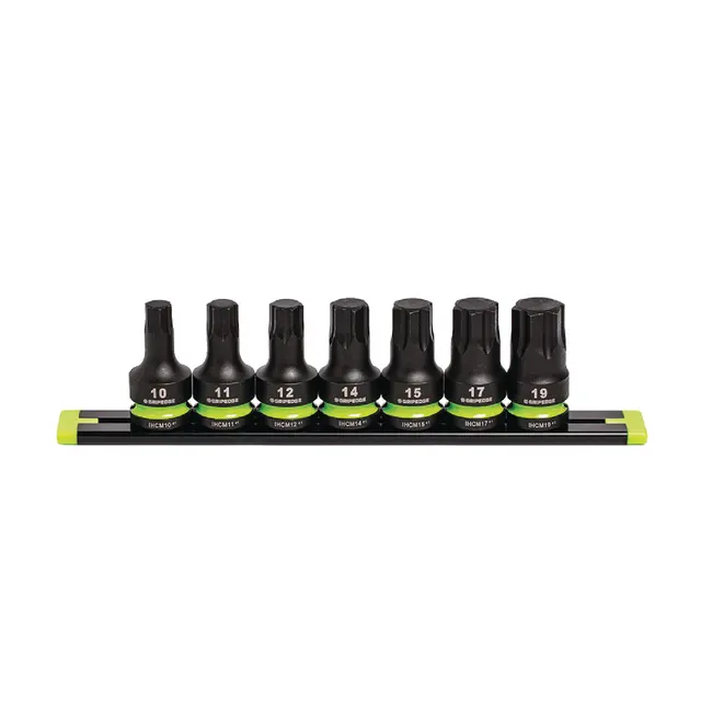 RPT IMPACT HEX DRIVER SET - 7 PIECE 1/2’’ DRIVE SHORT METRIC