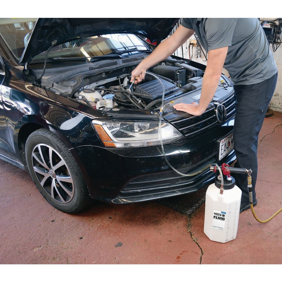 10L FLUID EVACUATOR/DISPENSER WITH RIDGED TUBES PFED10 Matco Tools