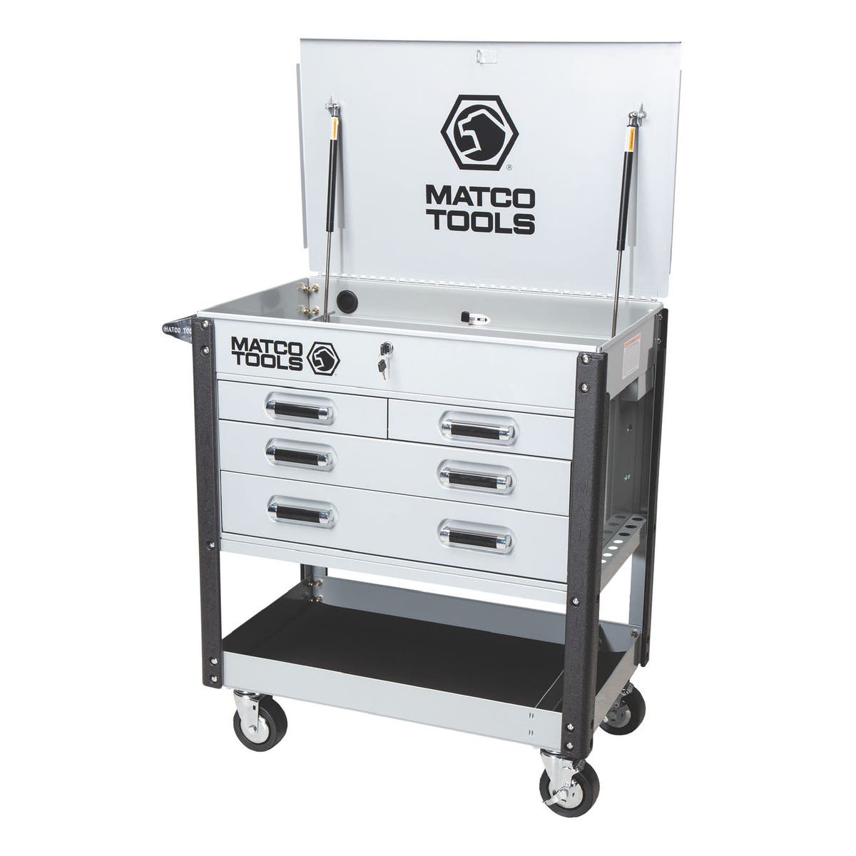 35" x 21" MSC4 ROLLING TOOL CART (TITANIUM/BLACK) MSC4TIQP Matco Tools