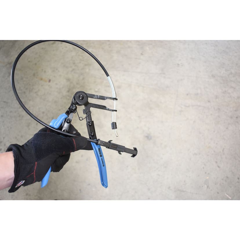 RATCHETING HOSE CLAMP PLIERS BLUE HCPR21B Matco Tools