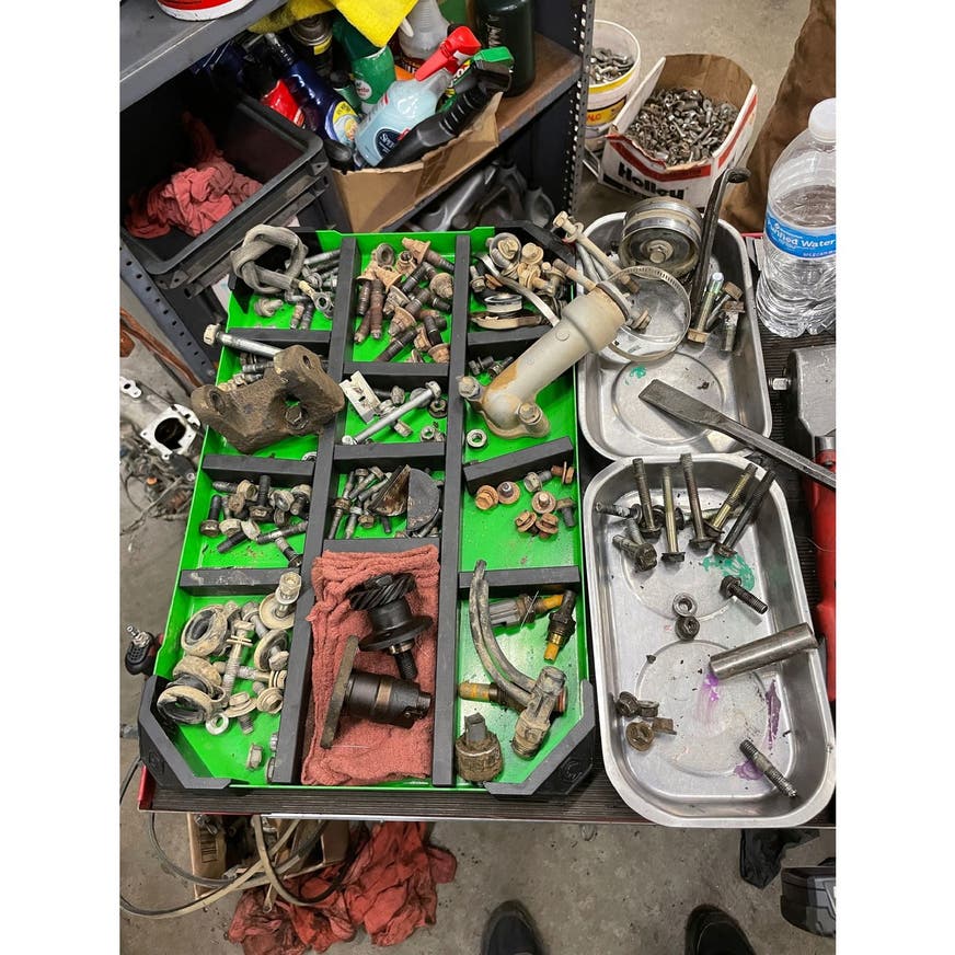 MATCO ADJUSTABLE PARTS TRAY GREEN MAPTG Matco Tools