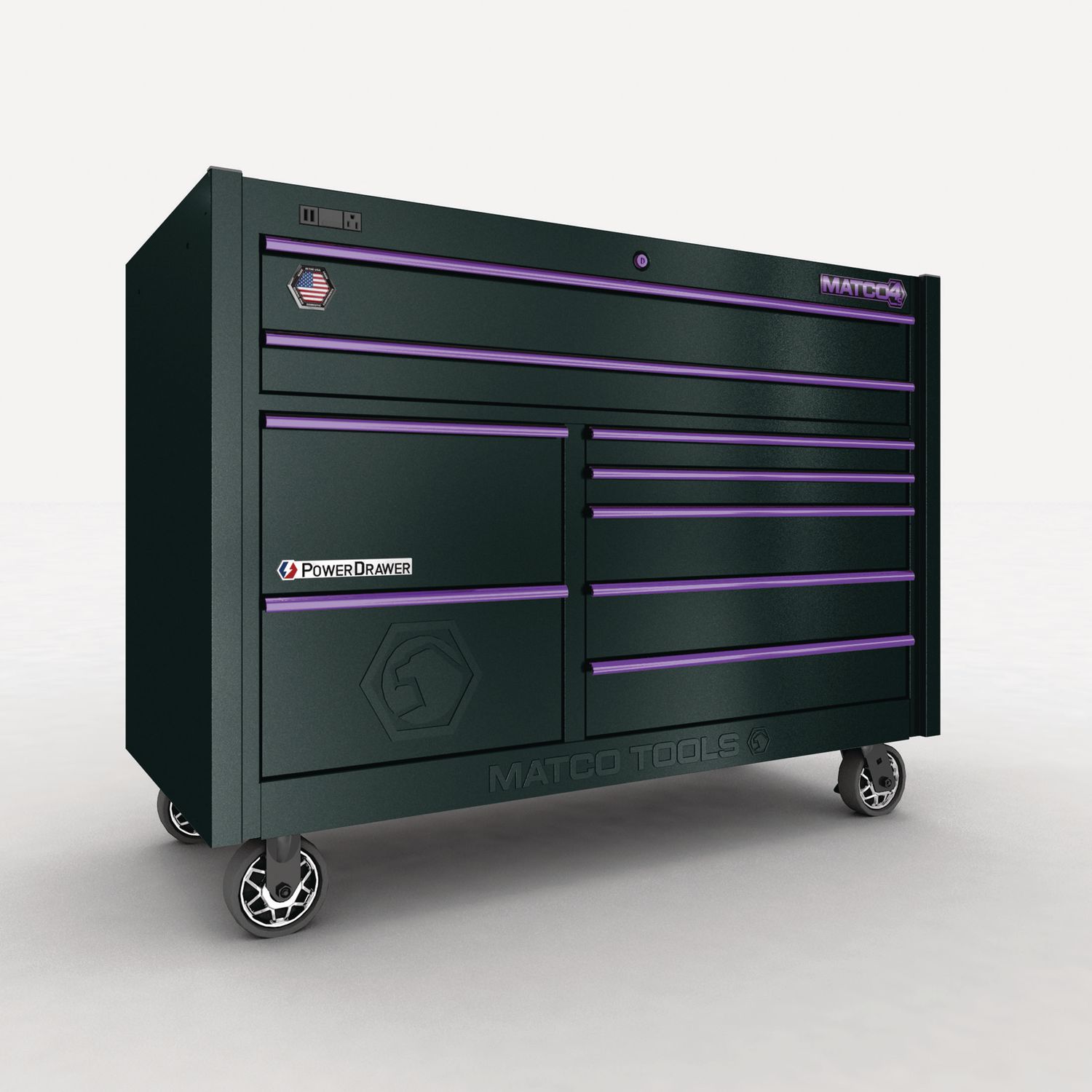 Selling Purple Mattco tool box and Snap On tool Cart for sale in Spring, TX  - 5miles: Buy and Sell