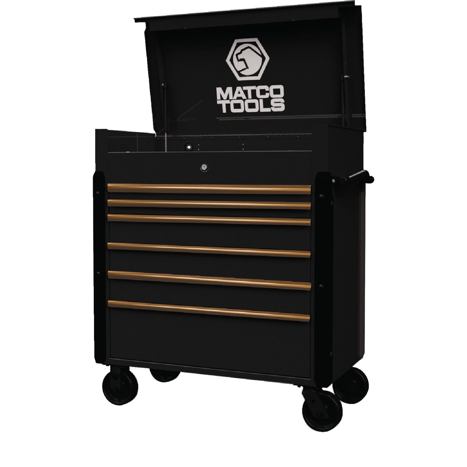 JAMESTOWN SERVICE CART 480 SERIES SILVER VEIN WITH BLACK TRIM JSC480-SVB