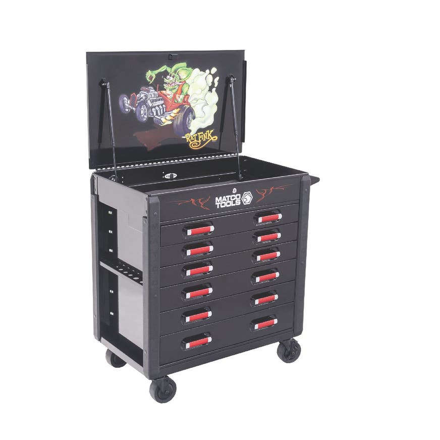 35" x 21" MSC4FD ROLLING TOOL CART (RAT FINK 