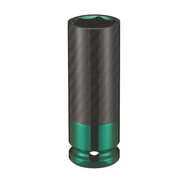 1/2" DRIVE 22MM METRIC 6 POINT THIN WALL SOCKET -GREEN