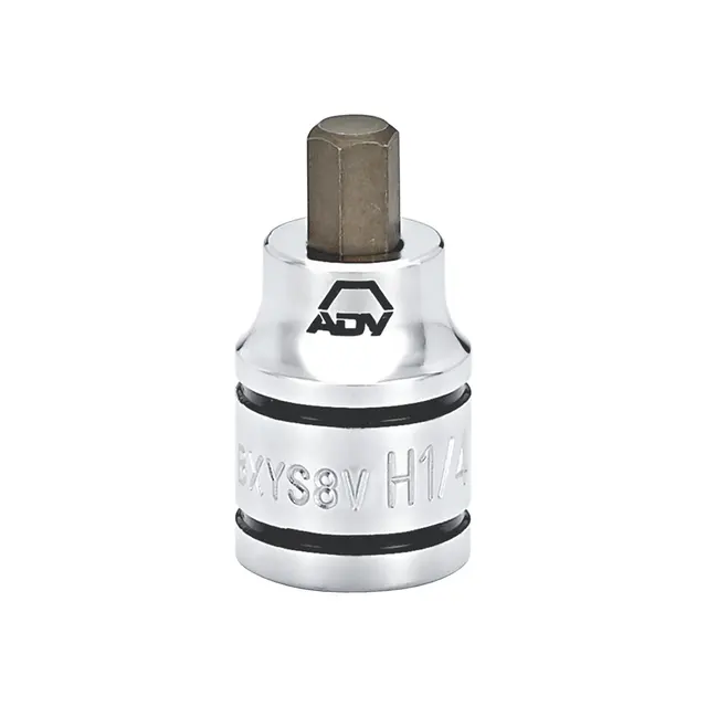 3/8" DRIVE 1/4" STUBBY HEX BIT