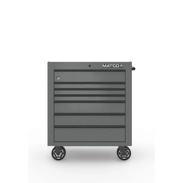 35" x 25" SINGLE-BAY 2s SERIES TOOLBOX (TOUGH GUNMETAL GRAY/BLACK)