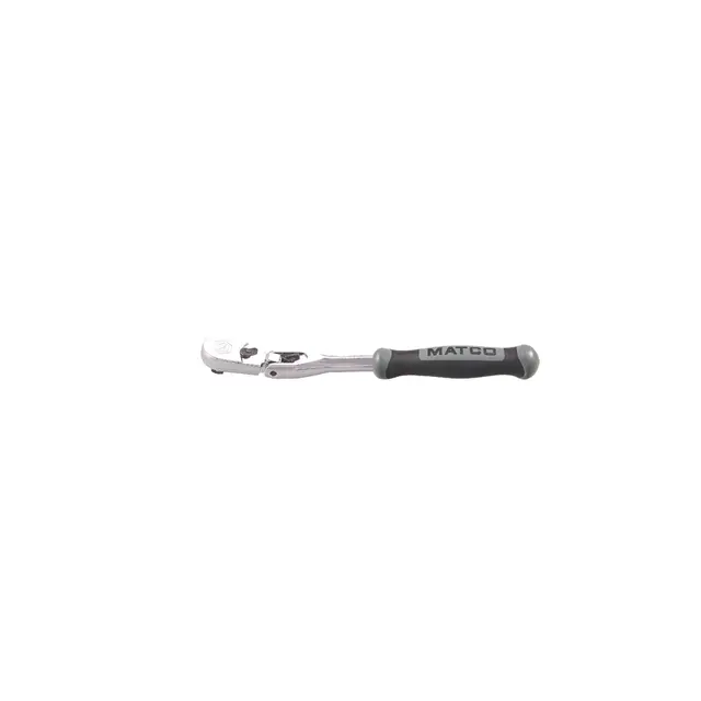 3/8" DRIVE 10" EIGHTY8 TOOTH LOCKING FLEX RATCHET WITH ERGO HANDLE - SHADOW GRAY