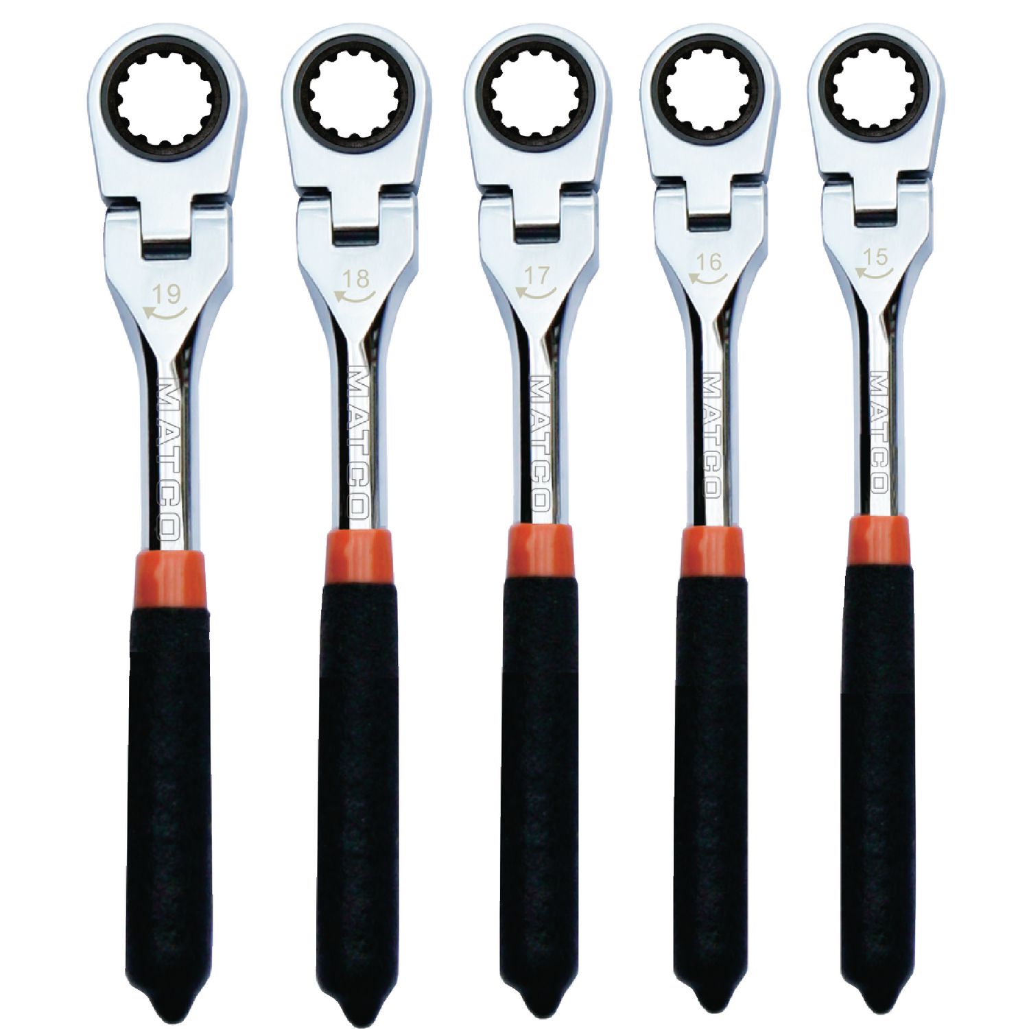 Flexible ratcheting wrench deals set