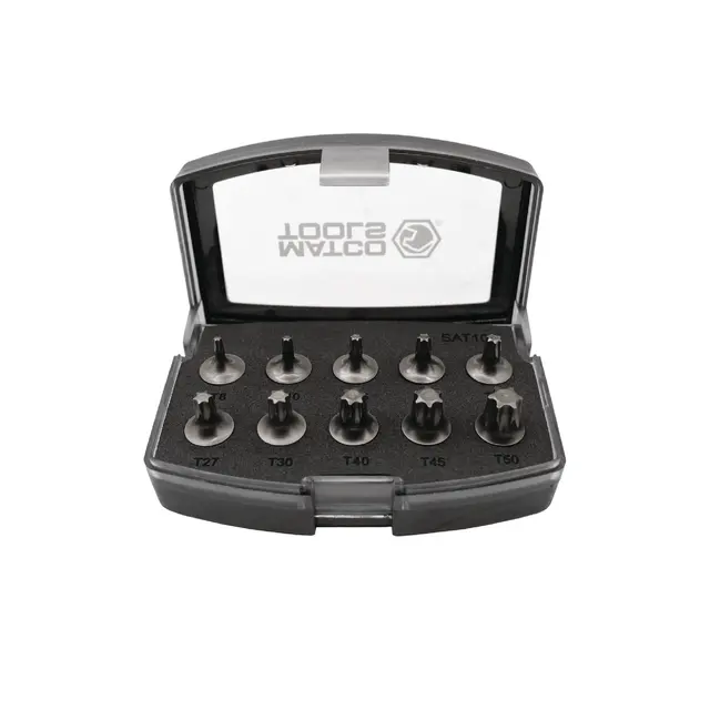 10 PIECE 1/4" DRIVE STUBBY TORX® DRIVER SET