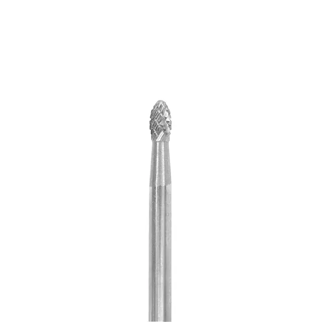 OVAL SHAPE, 1/8" X 7/32" X 1/8", DOUBLE CUT BURR