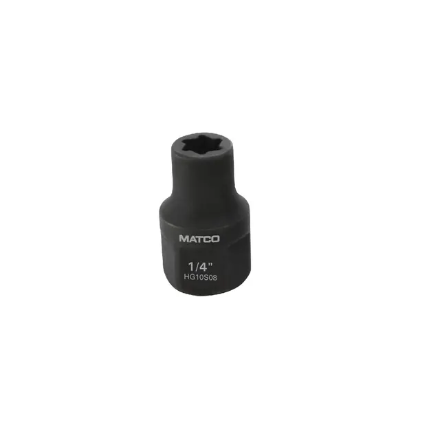 1/4" 3/8” DRIVE HEX GRIP IMPACT SOCKET