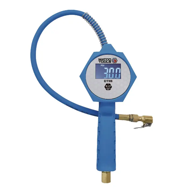 RECHARGEABLE DIGITAL TIRE INFLATOR - BLUE