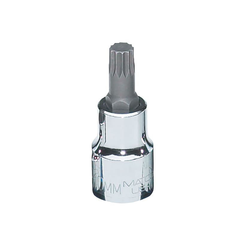 3/8" & 1/2" DRIVE 6 PIECE METRIC TRIPLE SQUARE BIT SOCKET SET SQM62R