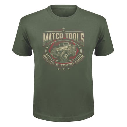BOY'S MILITARY GREEN T-SHIRT - S