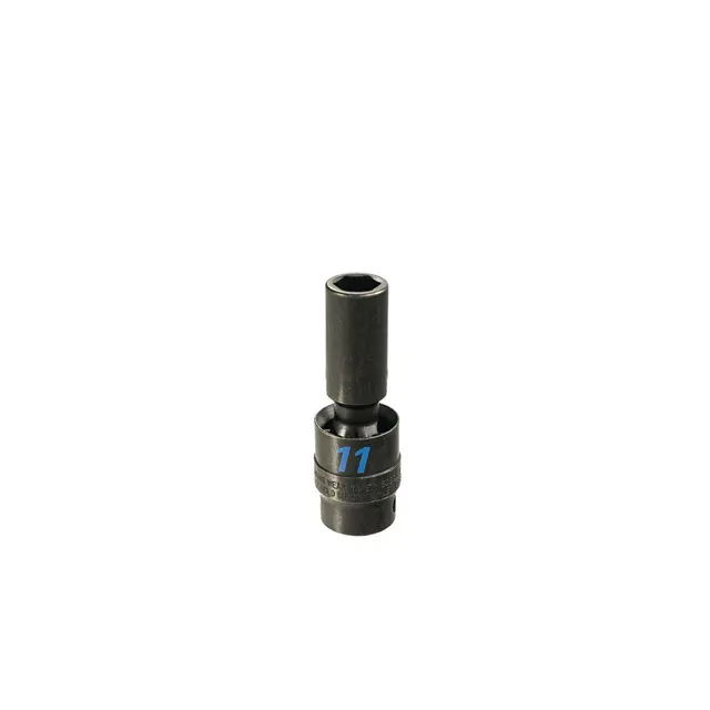 3/8" DRIVE 11MM 6 POINT TORQUE FORCE DEEP UNIVERSAL IMPACT SOCKET