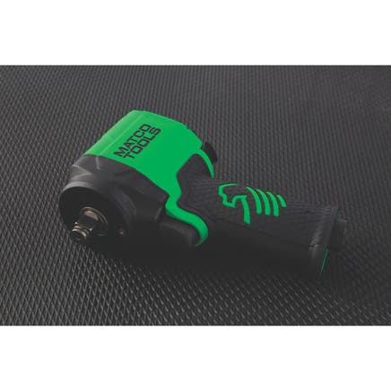 1/2" DRIVE STUBBY PNEUMATIC IMPACT WRENCH - GREEN