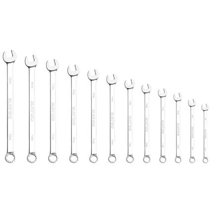 12 PIECE LONG METRIC COMBINATION WRENCH SET
