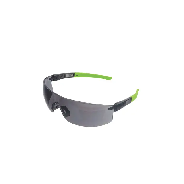 VERATTI® SALVO ANTI-FOG GRAY/GREEN FRAMES WITH GRAY LENSES SAFETY GLASSES