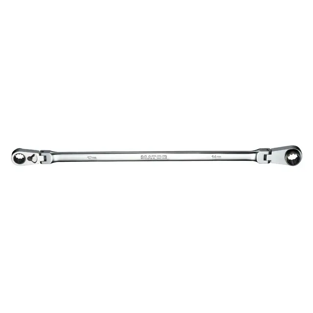 12MM X 14MM REVERSIBLE DOUBLE BOX FLEX RATCHETING WRENCH