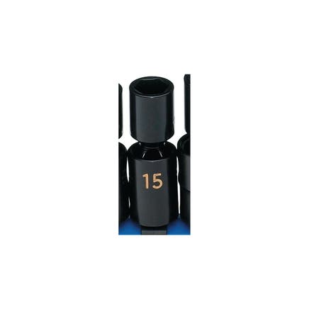 1/2" DRIVE 15MM METRIC 6 POINT UNIVERSAL IMPACT SOCKET