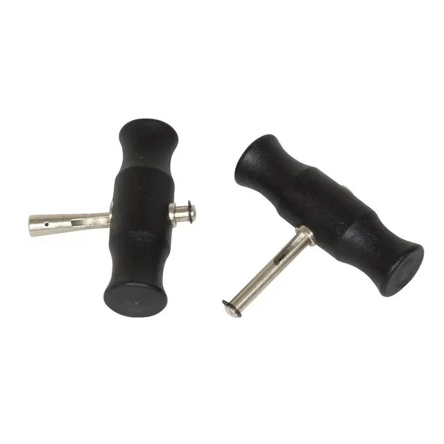 GLASS CUT-OUT WIRE HANDLES
