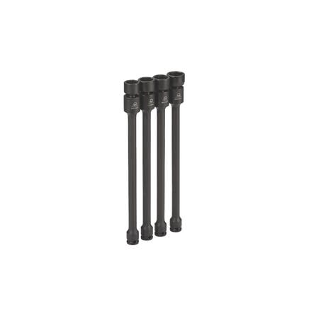 4 PIECE 3/8" DRIVE METRIC 6 POINT ADV IMPACT LONG UNIVERSAL EXTENSION SET