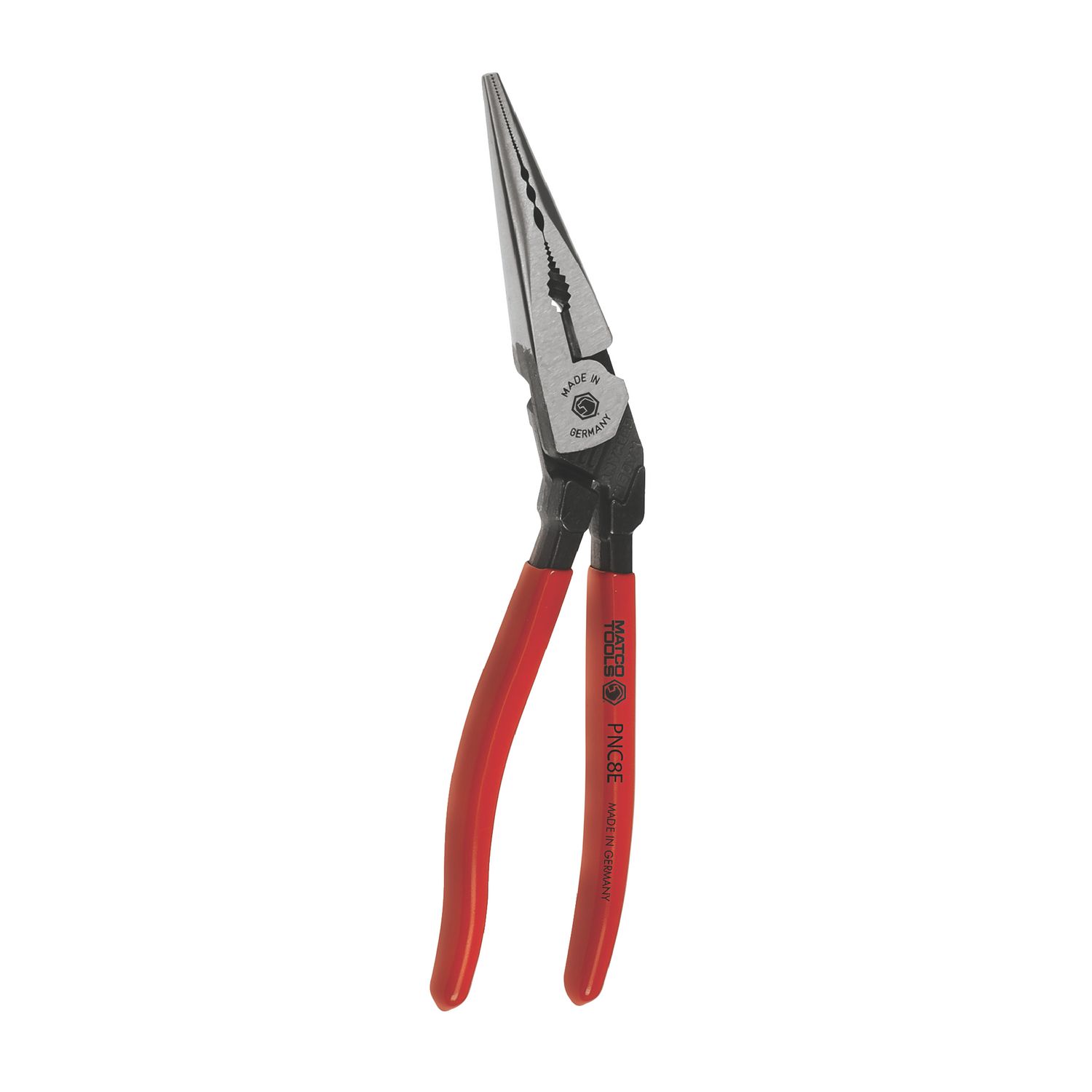 KNIPEX 986202 Insulated Long Nose Plastic Pliers, 8-3/4