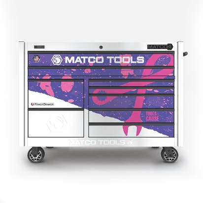 Toolbox of the Day: Purple Rain.  Tool box storage, Custom tool boxes,  Matco tool box