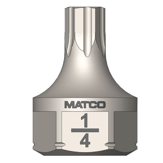 3/8" AND 17MM DUAL DRIVE SAE OPTI-GRIP HEX BIT 1/4"