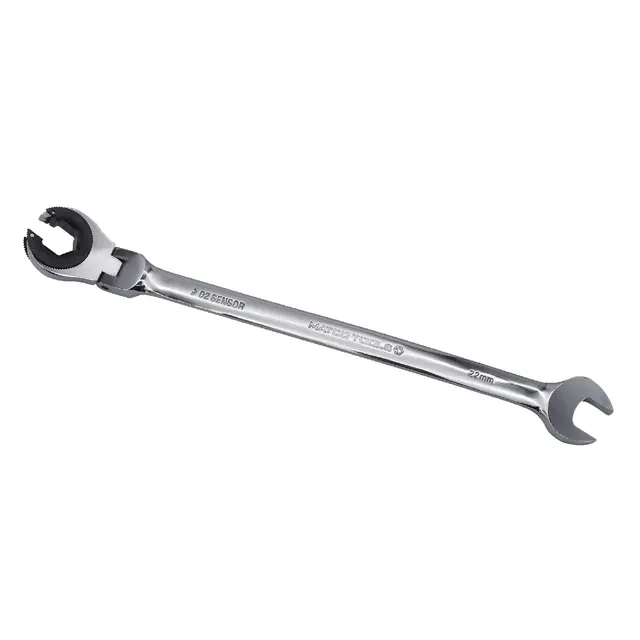 22MM EXTRA-LONG 16" FLEX-HEAD RATCHETING OXYGEN SENSOR WRENCH