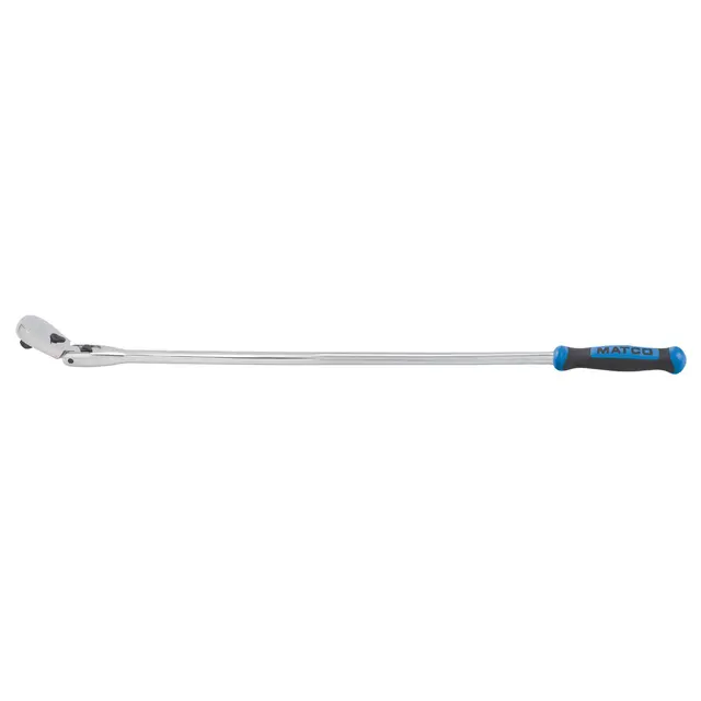1/2" DRIVE 33-3/8" EIGHTY8 TOOTH LOCKING FLEX RATCHET WITH ERGO HANDLE - BLUE