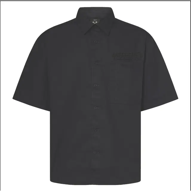 ECHO RISE SHIRT PITCH BLACK MEDIUM