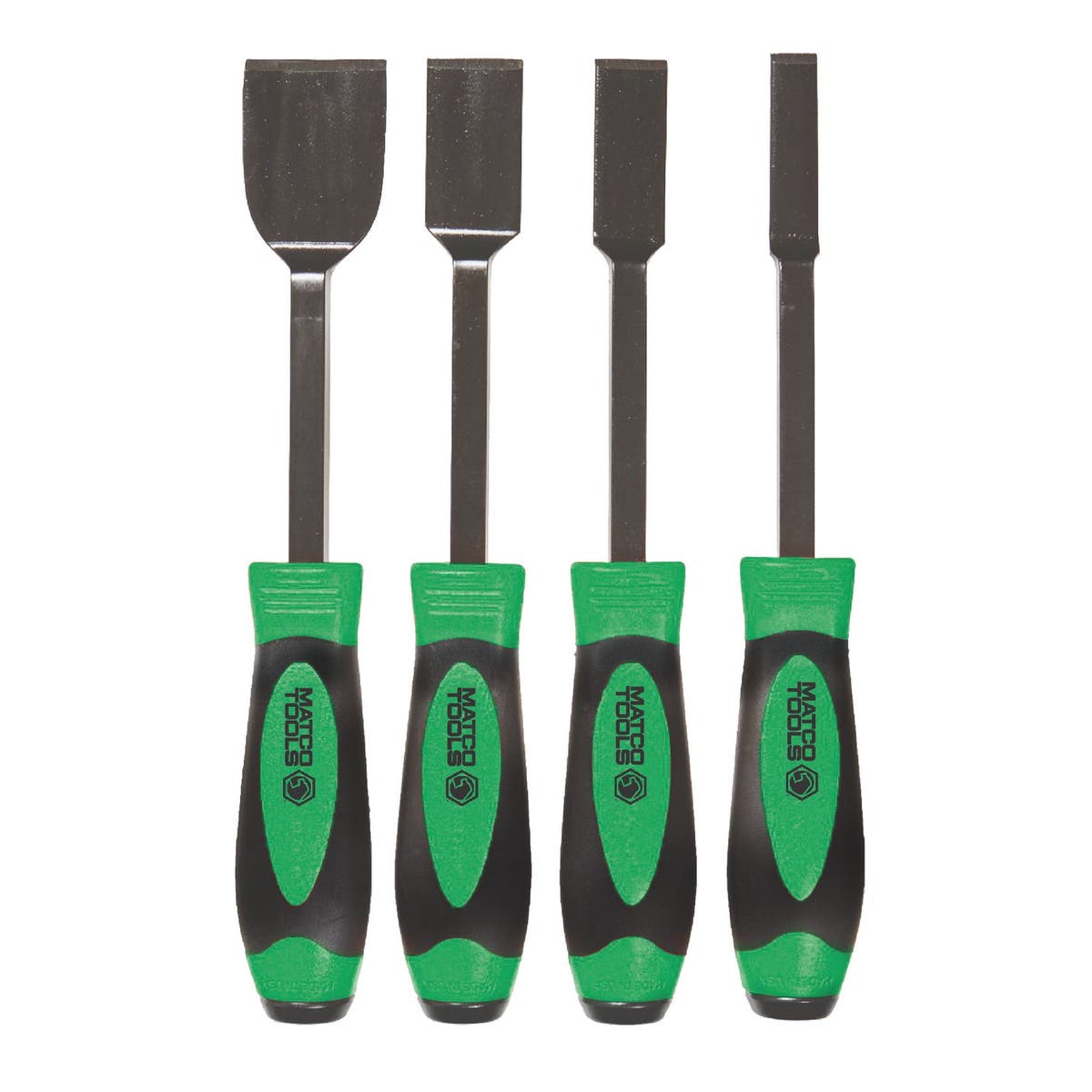 4 PIECE 10" LONG SCRAPER SET GREEN SCS4GB Matco Tools