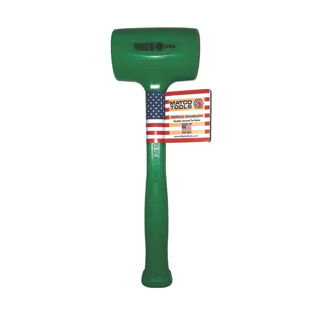 38 OZ. DEAD BLOW HAMMER - GREEN