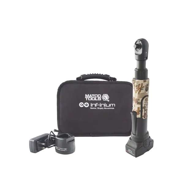 16V CORDLESS INFINIUM™ 3/8" DRIVE HIGH SPEED RATCHET KIT - CAMO
