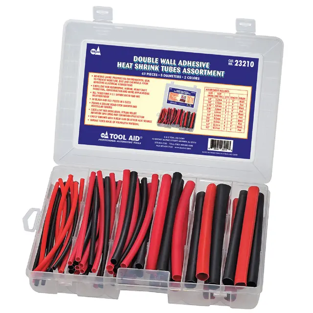 60 PIECE DOUBLE WALL HEAT SHRINK TUBES