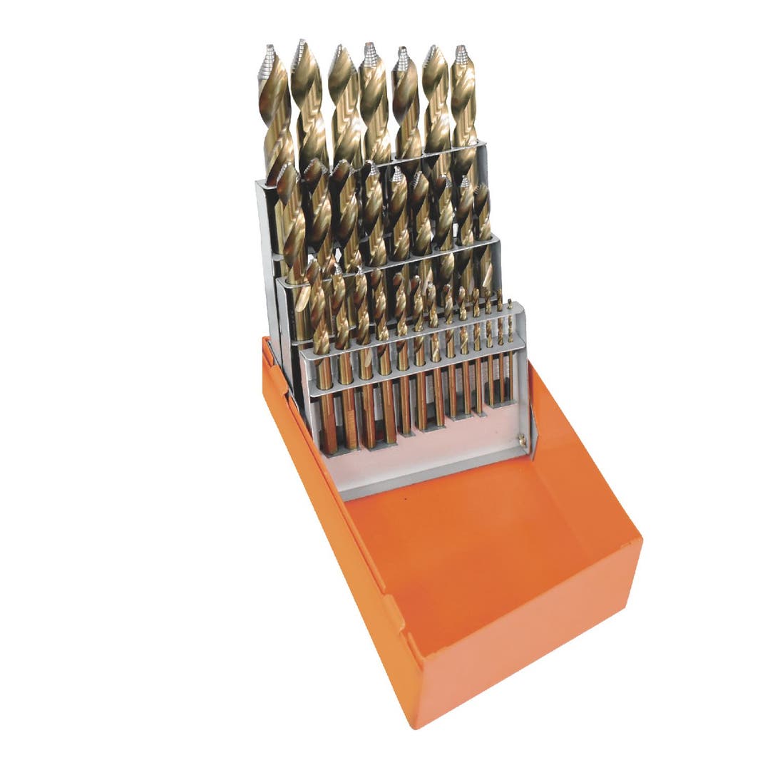 HYPERSTEP COBALT MECHANIC'S LENGTH REDUCED SHANK DRILL BIT SET, 29