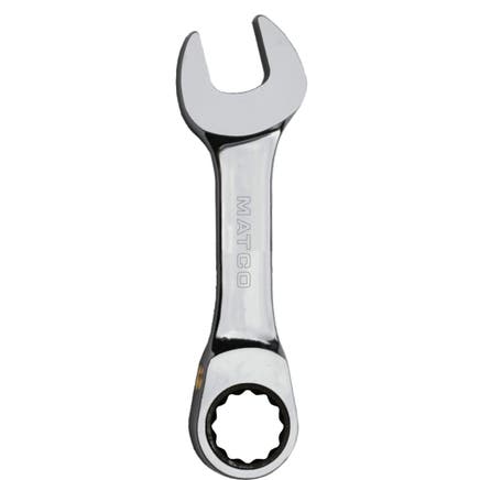 9MM 72 TEETH STUBBY COMBO RATCHETING WRENCH