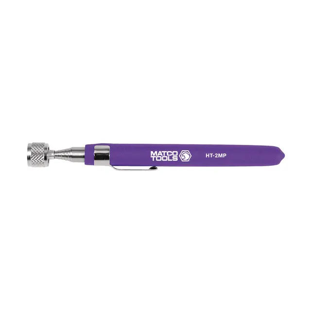 TELESCOPIC MAGNETIC PICK-UP TOOL WITH POWERCAP 5 LB LIFT - PURPLE