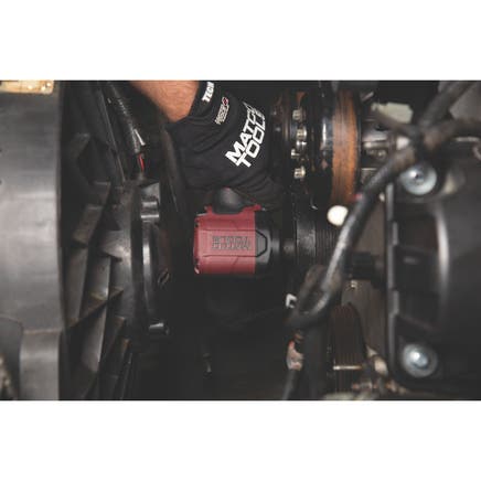 3/8" DRIVE STUBBY PUSH BUTTON PNEUMATIC IMPACT WRENCH