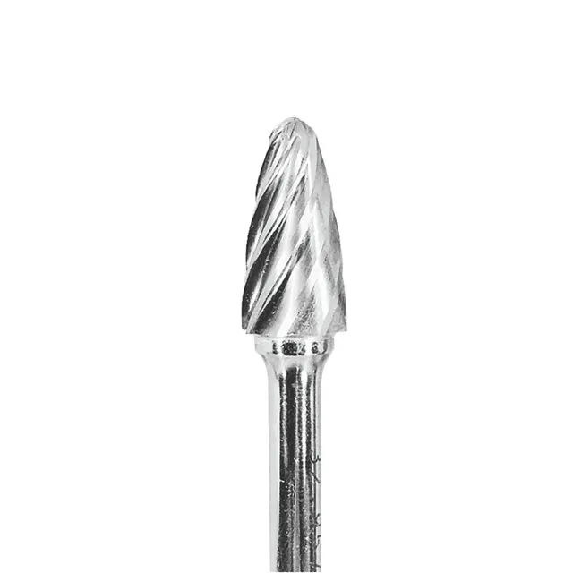 TREE RADIUS, 1/2" X 1" X 1/4", ALUMINUM CUT BURR