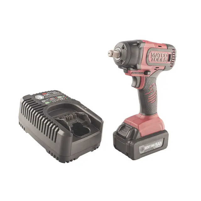 20V+ CORDLESS INFINIUM™ 1/2" DRIVE MID TORQUE IMPACT WRENCH KIT-BURGUNDY