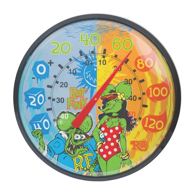 FIERY CHILL RAT FINK THERMOMETER