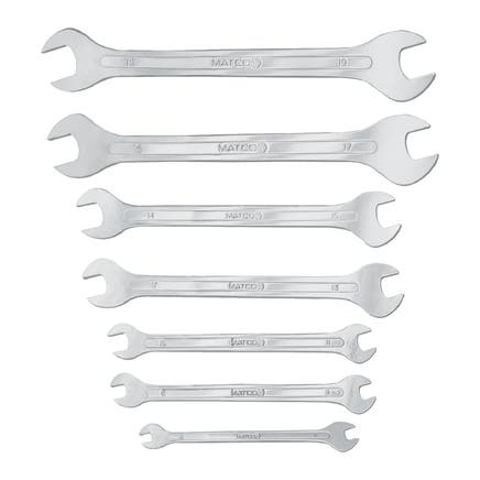7 PIECE THIN FLAT METRIC WRENCH SET