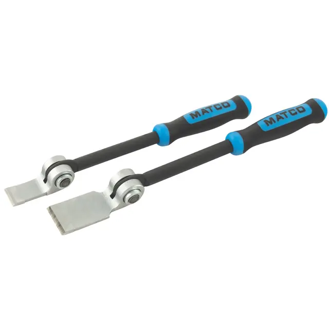 2 PIECE INDEXING CARBIDE SCRAPER SET - BLUE
