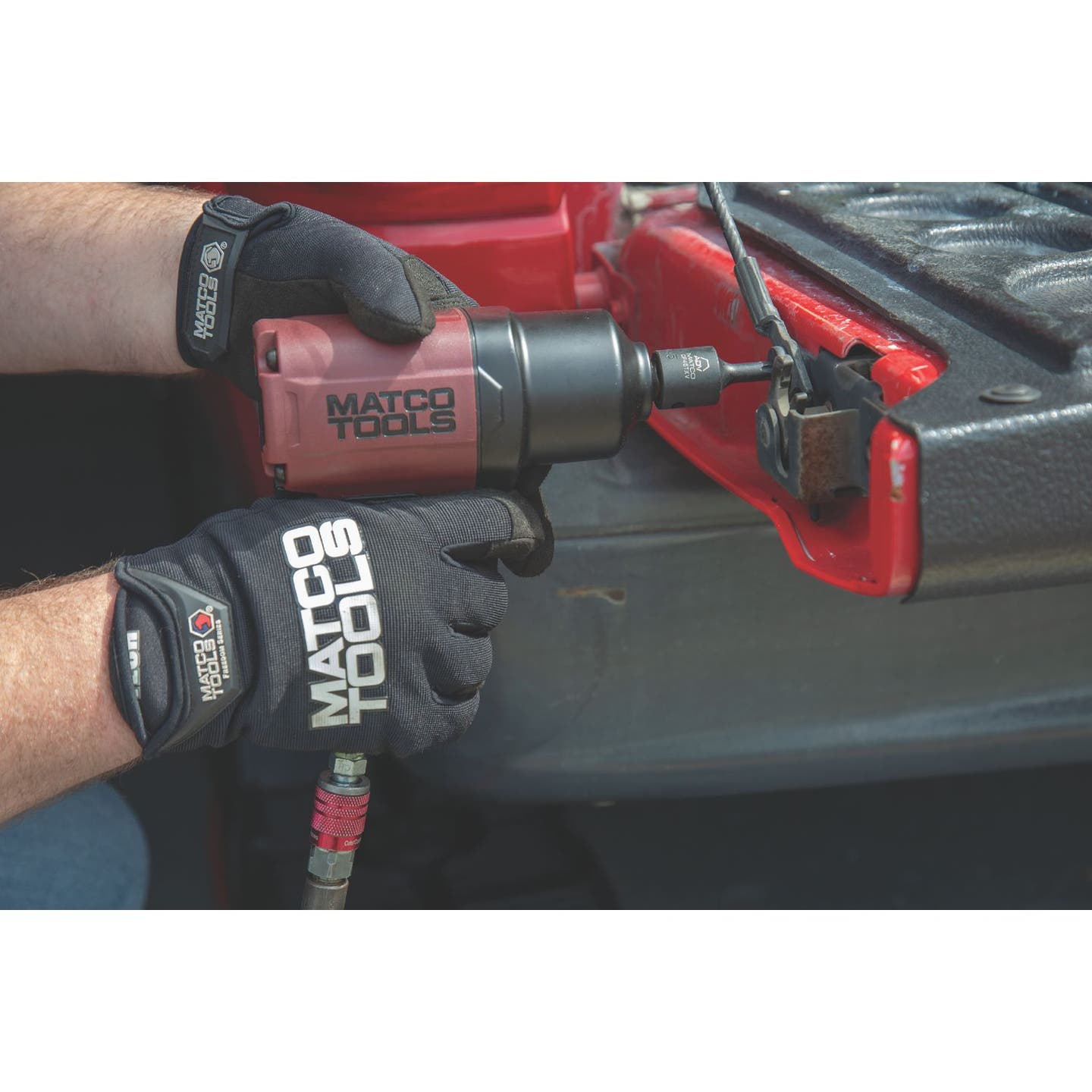 1/2" DRIVE AIR IMPACT WRENCH - BURGUNDY