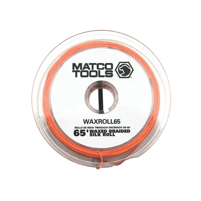 WAX BRAIDED SILK ROLL FOR EMWWREMOVE - 65 FT