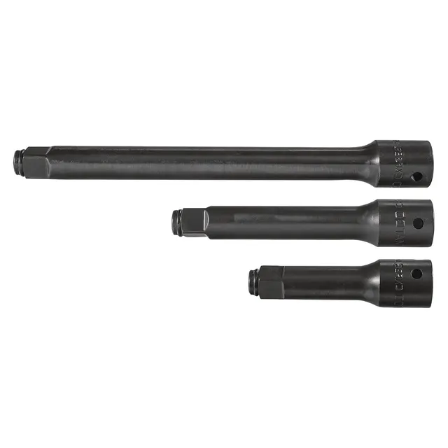 3 PIECE 1/2" DRIVE STANDARD EXTENSION IMPACT SET