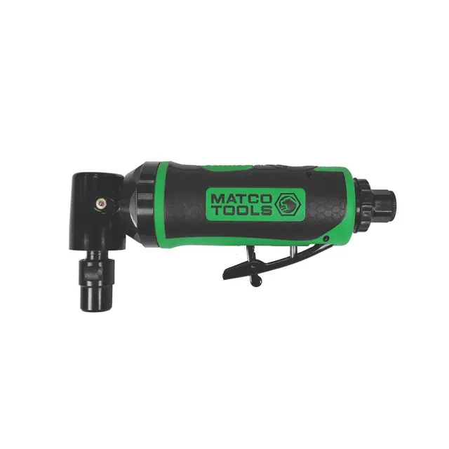 1/4" PNEUMATIC ANGLE DIE GRINDER 0.5 HP - GREEN